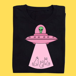 Camiseta Et e gatos