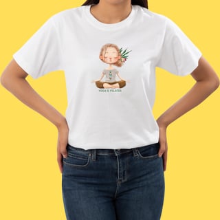 Nome do produto Camiseta Yoga e pilates