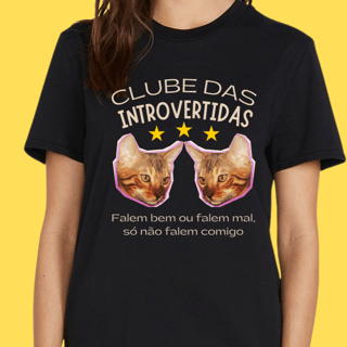Nome do produto Camiseta Clube das Introvertidas