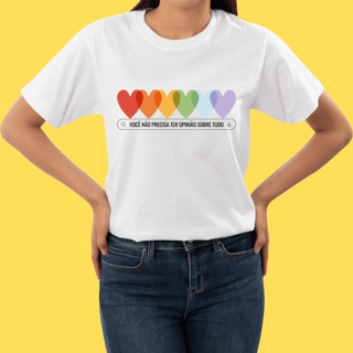Nome do produto Camiseta você não precisa ter opinião sobre tudo