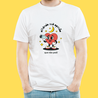Nome do produto Camiseta Olhando sua opinião que não pedi