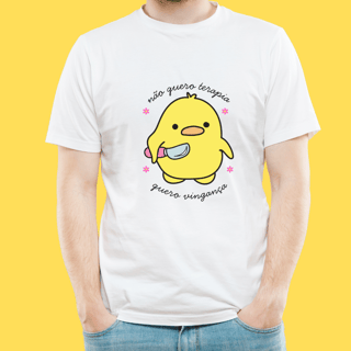 Nome do produto Camiseta Não quero terapia ,quero vingança
