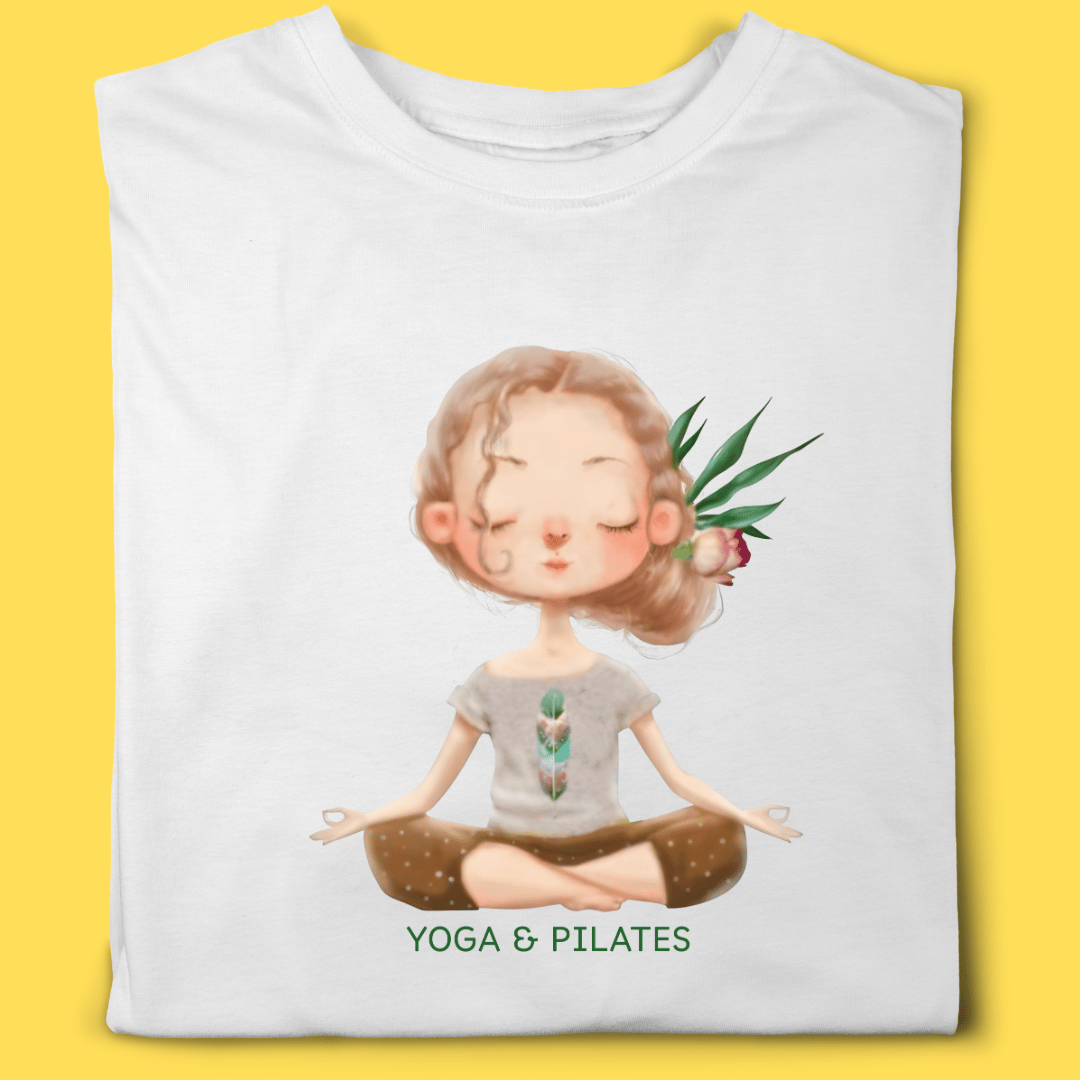 Nome do produto: Camiseta Yoga e pilates