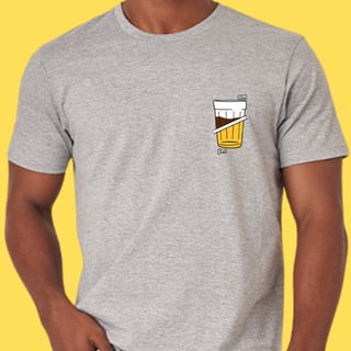Nome do produto Camiseta Am café Pm cerveja