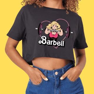 Nome do produto Cropped Barbie Academia