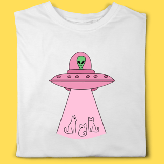 Nome do produto Camiseta Et e gatos