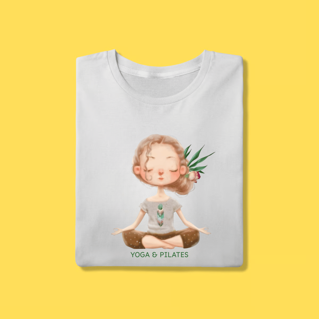 Nome do produto: Camiseta Yoga e pilates