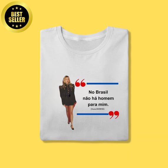Camiseta No Brasil não há homem para mim