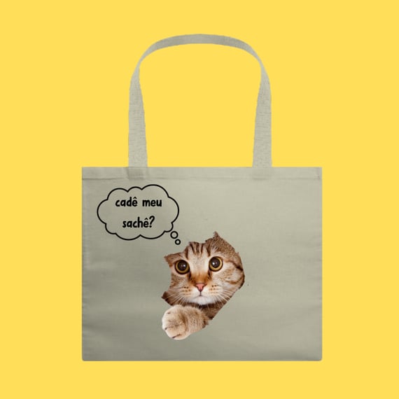 Ecobag Cadê meu sachê?