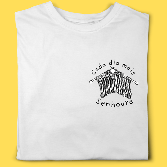 Camiseta Cada dia mais senhoura