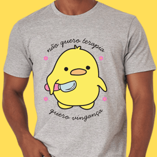 Nome do produto Camiseta Não quero terapia ,quero vingança