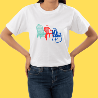 Nome do produto Camiseta lar bar mar