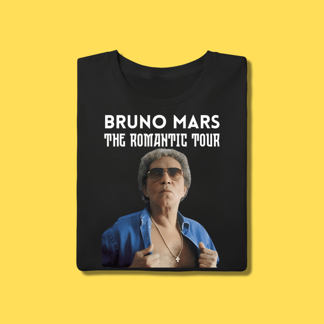Nome do produto: Camiseta Bruninho The Romantic Tour
