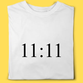 Nome do produto Camiseta 11:11