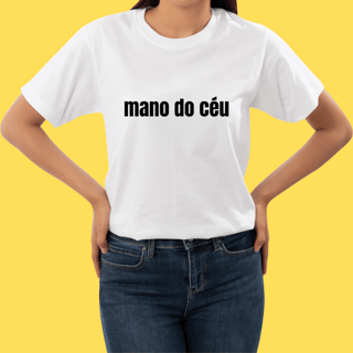 Nome do produto Camiseta mano do céu