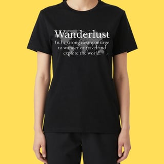 Nome do produto Camiseta Wanderlust