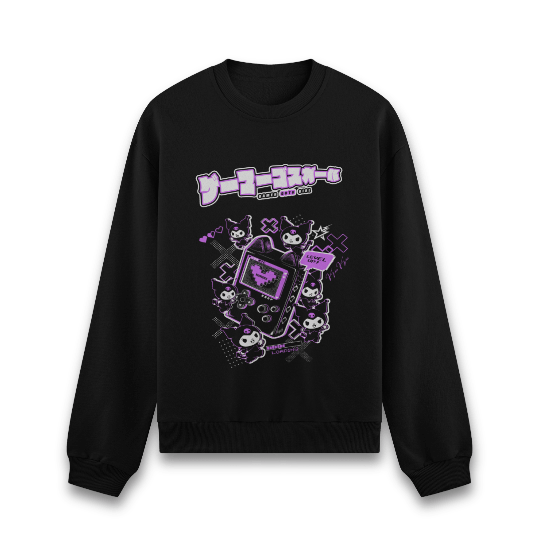 Moletom Kuromi Gamer - cor escura