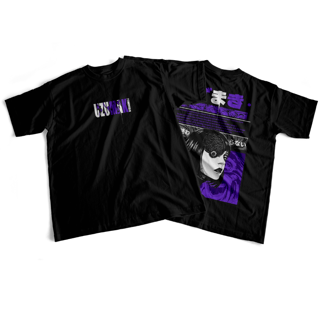 Nome do produto Camiseta frente e verso Uzumaki Spiral of Madness - dark colors