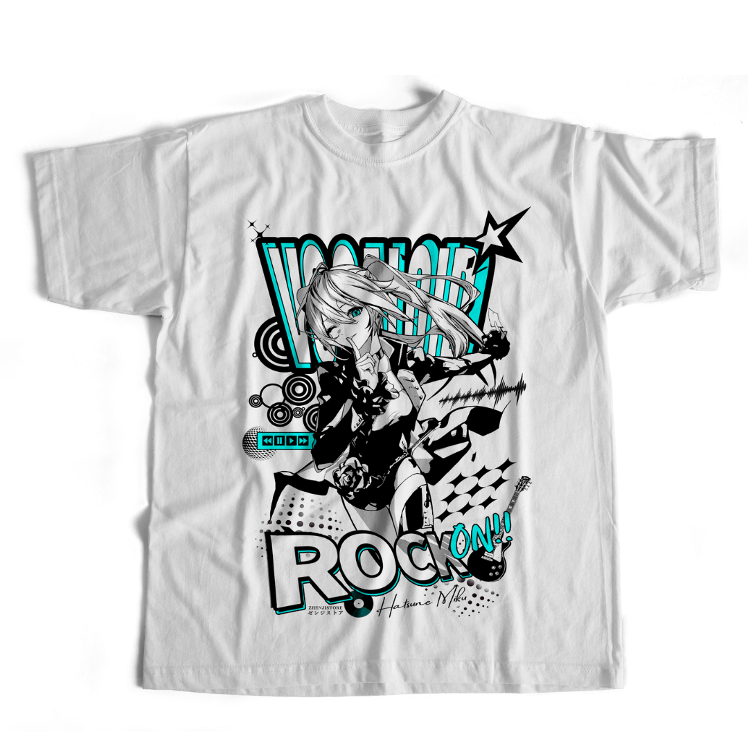 Camiseta Miku Rock On