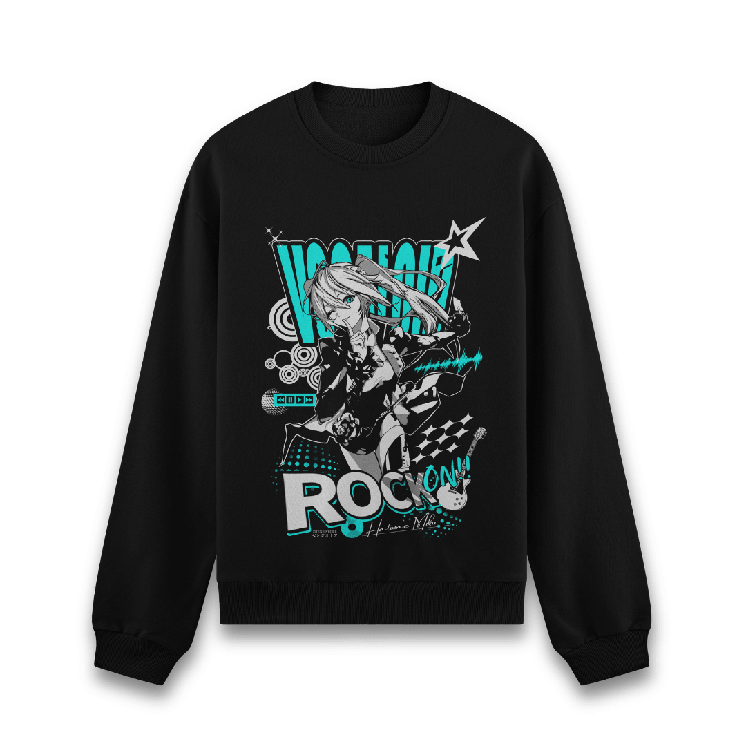 Moletom Miku Rock On - cor escura