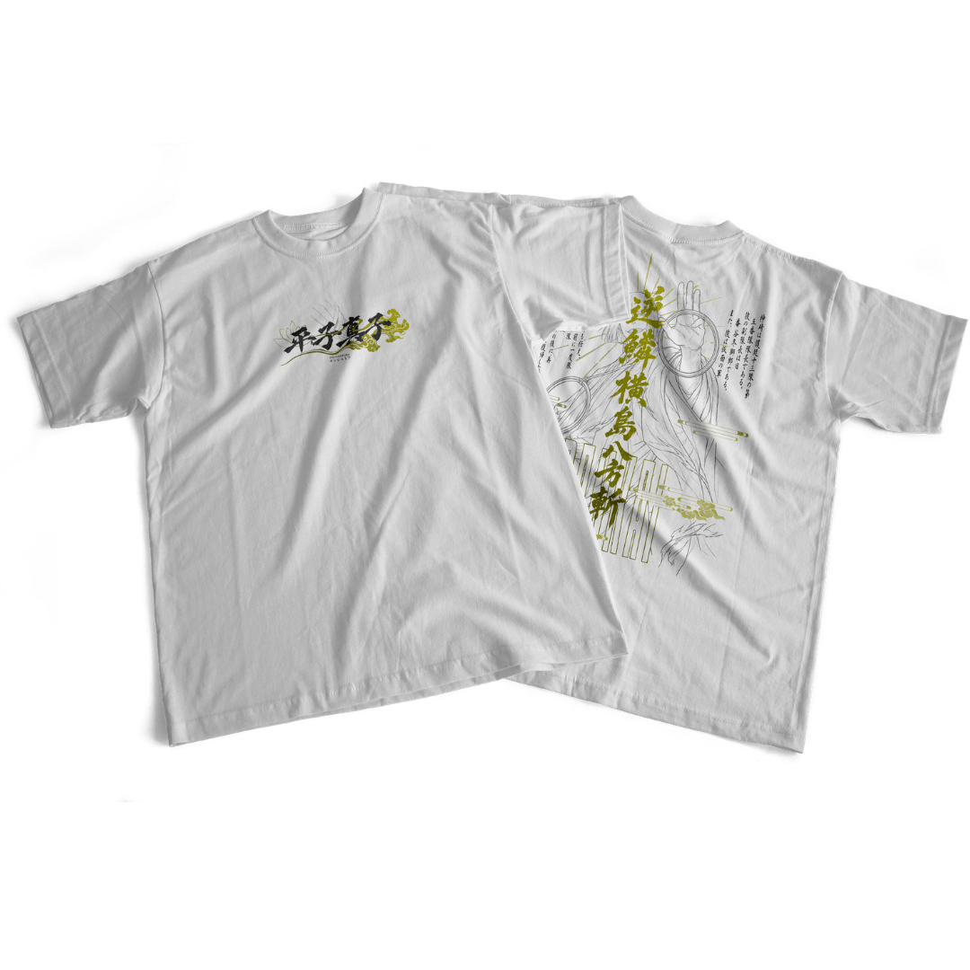 Camiseta frente e verso Shinji Lotus