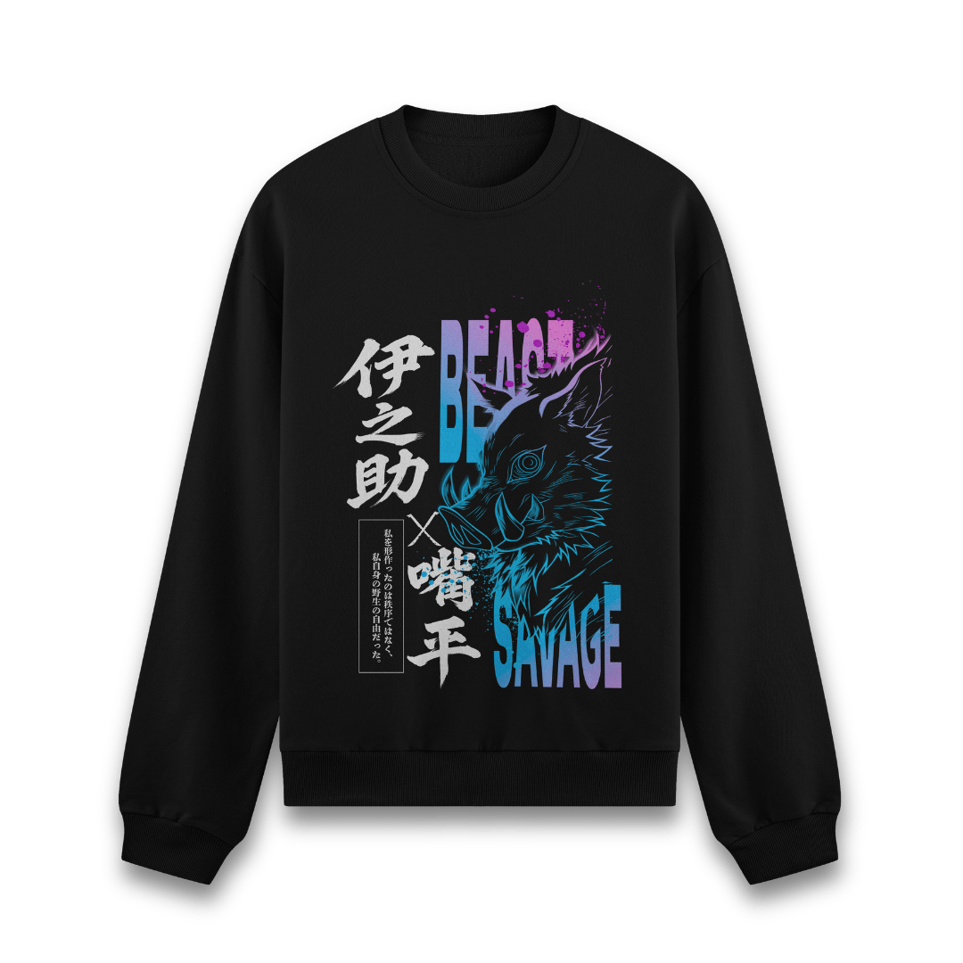 Moletom Inosuke Savage - core escura