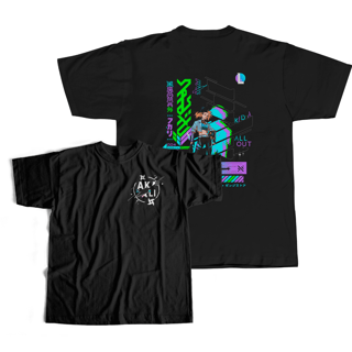 Nome do produto Camiseta estampa dupla LOL - Akali dark colors