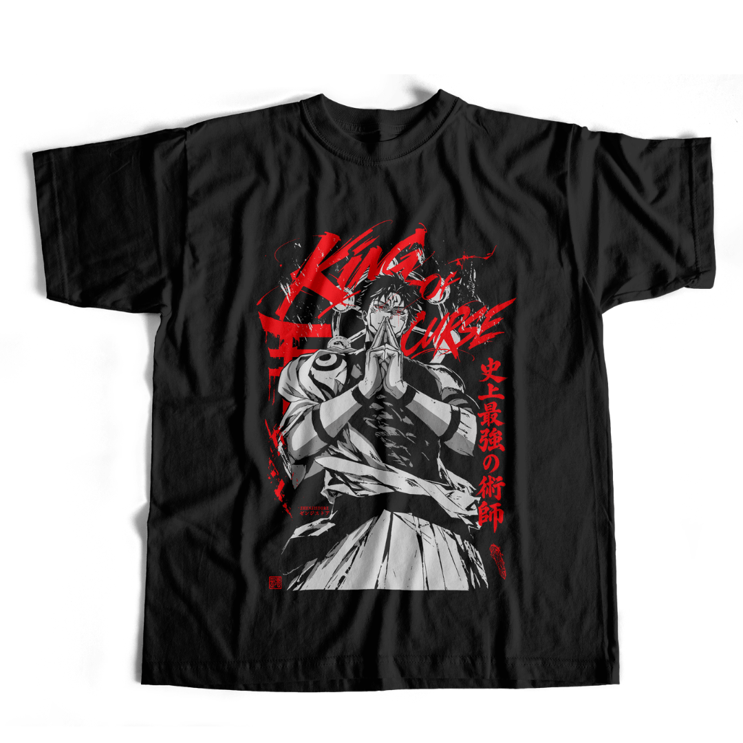 Camiseta Sukuna King of Curse - dark color