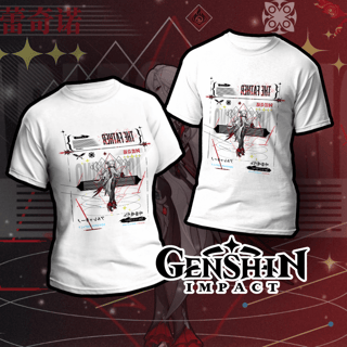 Camiseta Genshin Impact - Alercchino