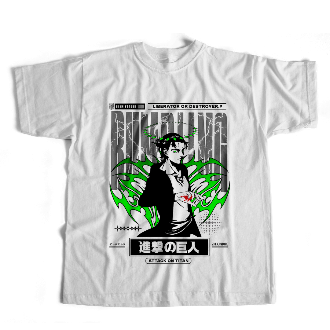 Camiseta Shingeki no Kyojin - Rumbling