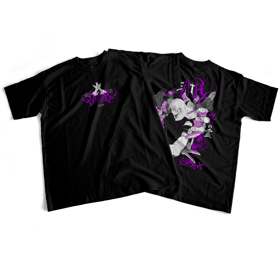 Camiseta frente e verso Madness Mahito - dark colors