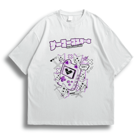 Oversize Gamer Goth Girl