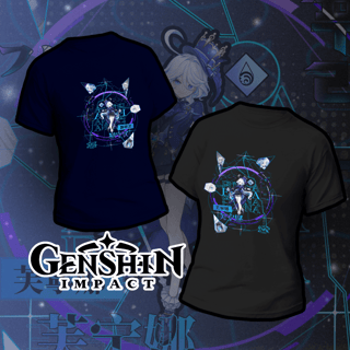  Camiseta Genshin Impact - Furina Dark Colors