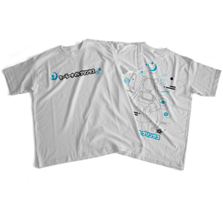 Camiseta frente e verso Princess Moon