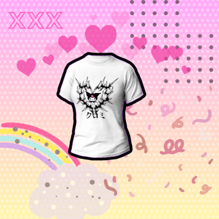 Nome do produto  Camiseta Kuromi