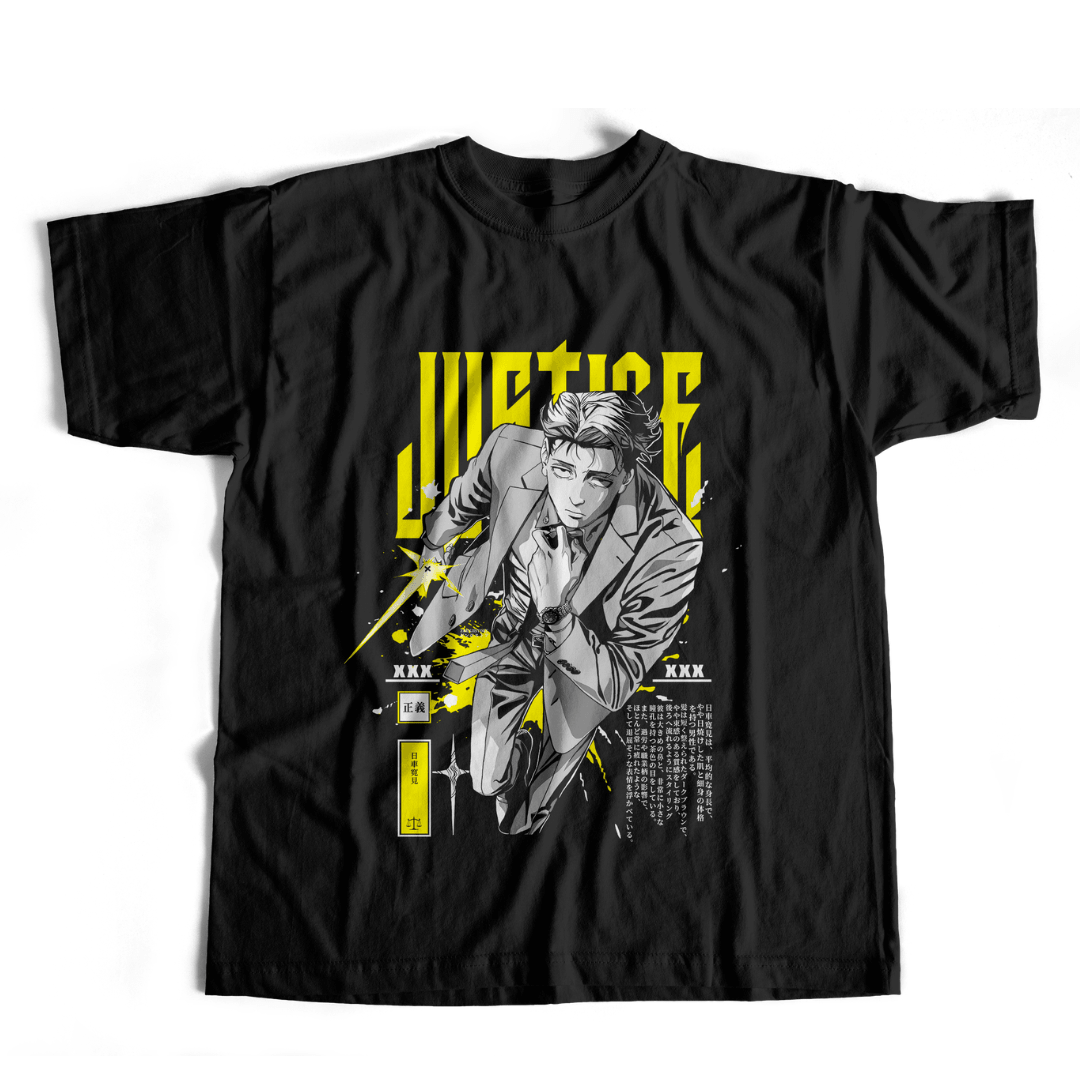 Camiseta Higuruma Justice - dark colors