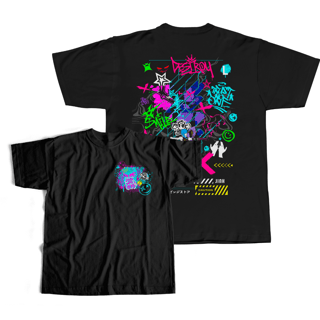 Nome do produto Camiseta LOL estampa dupla - Jinx dark colors