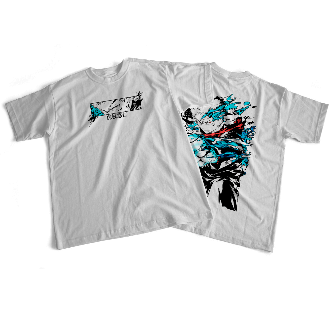 Camiseta frente e verso Itadori Kokusen