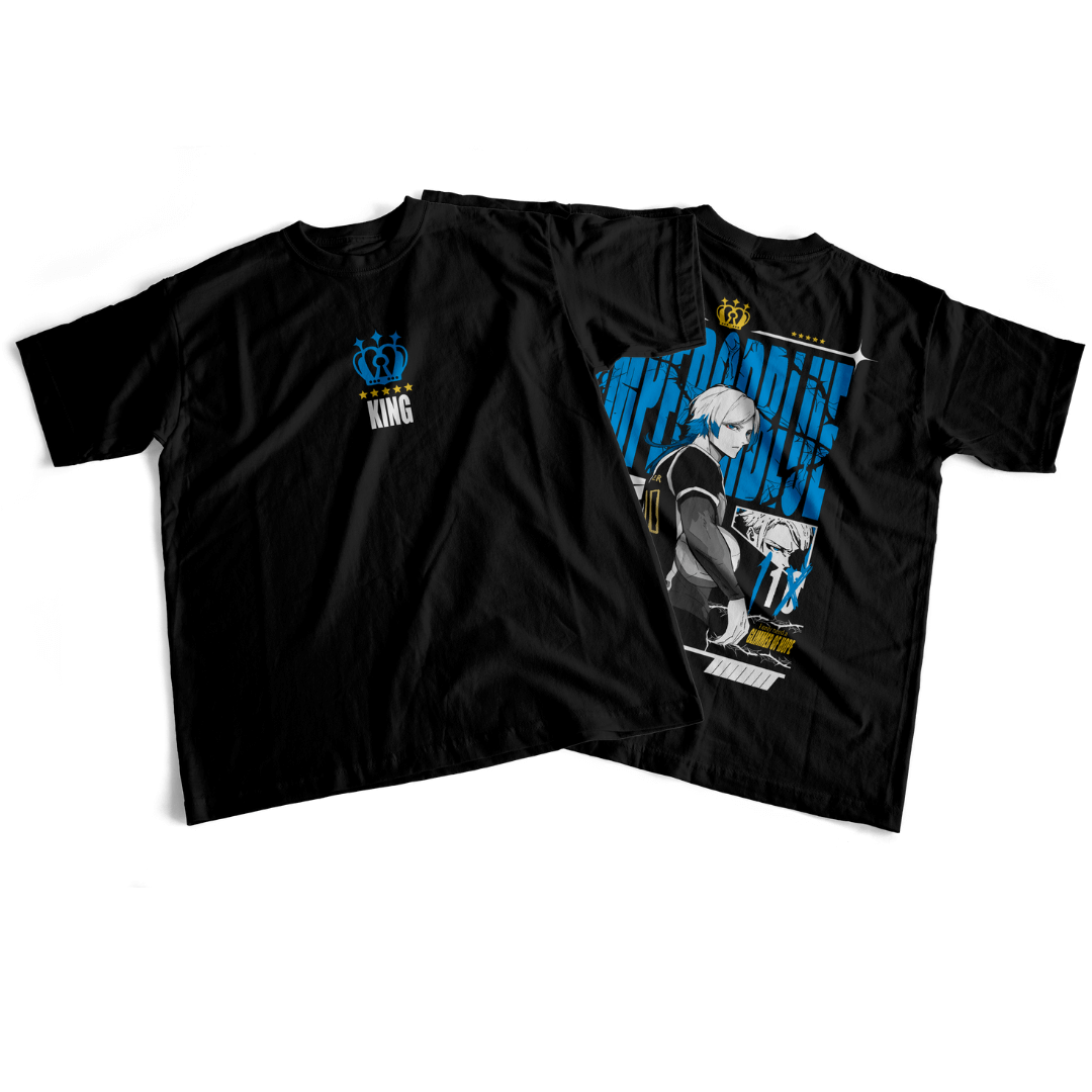 Camiseta frente e verso Kaiser king blue - dark colors