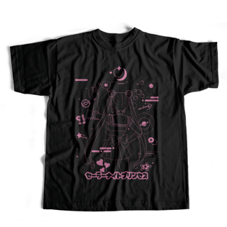 Camiseta Princess Moon - Rose vers. - dark colors