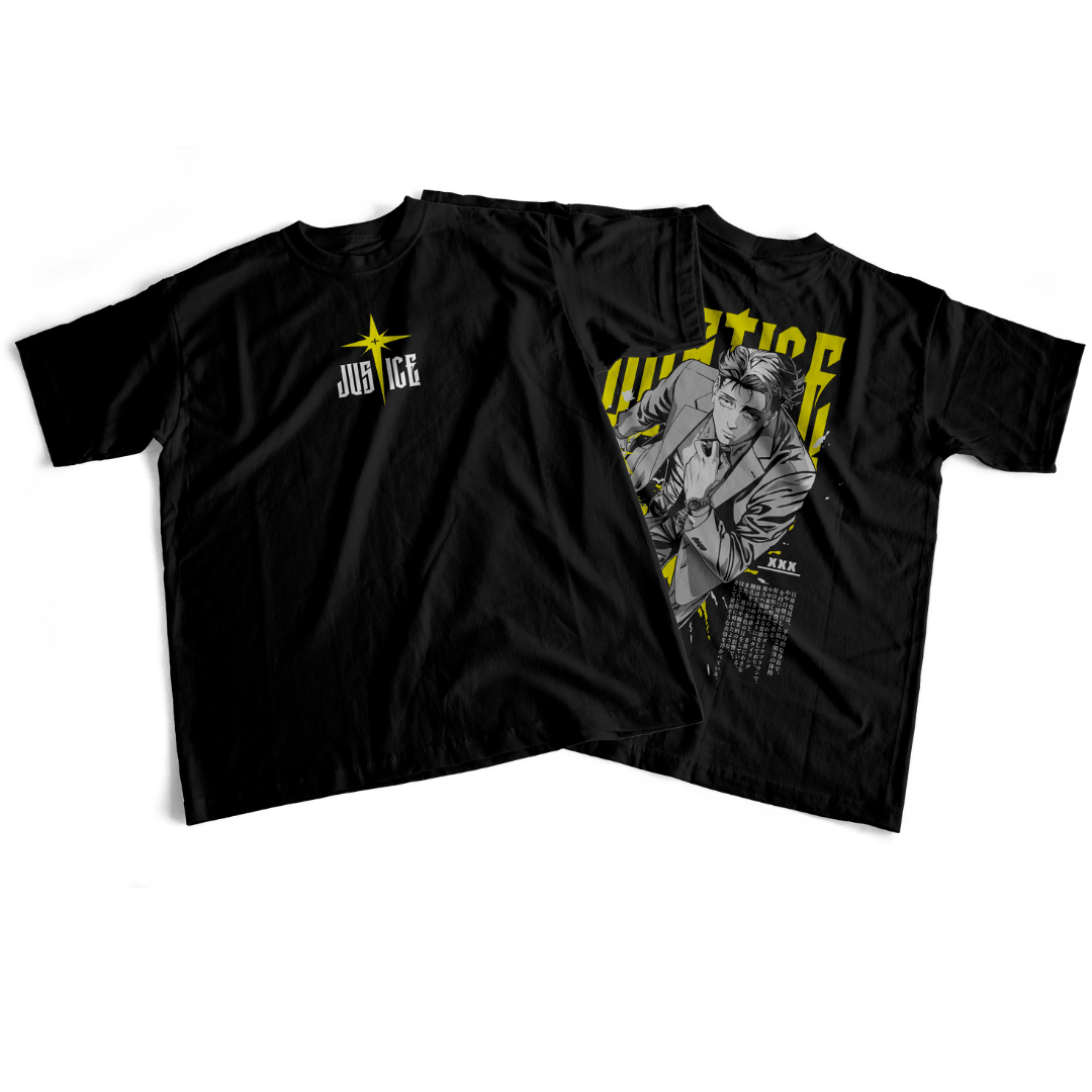 Camiseta frente e verso Disciplined Nanami - dark colors