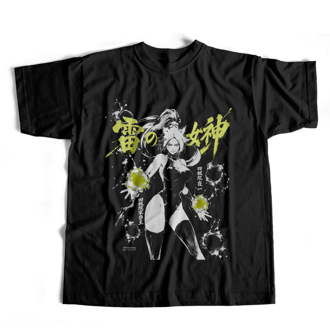 Camiseta God Thunder Yoruichi - cor escura 