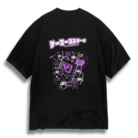 Oversize Gamer Goth Girl - dark color