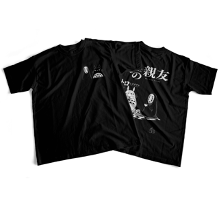 Nome do produto Camiseta frente e verso Best friend Totoro - dark colors