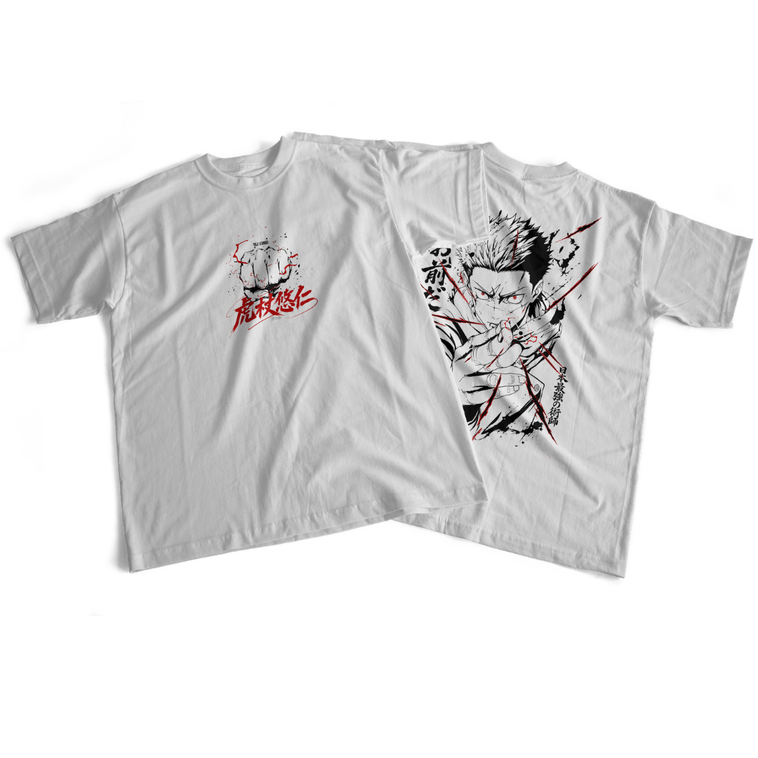 Camiseta frente e verso Itadori Aesthetic