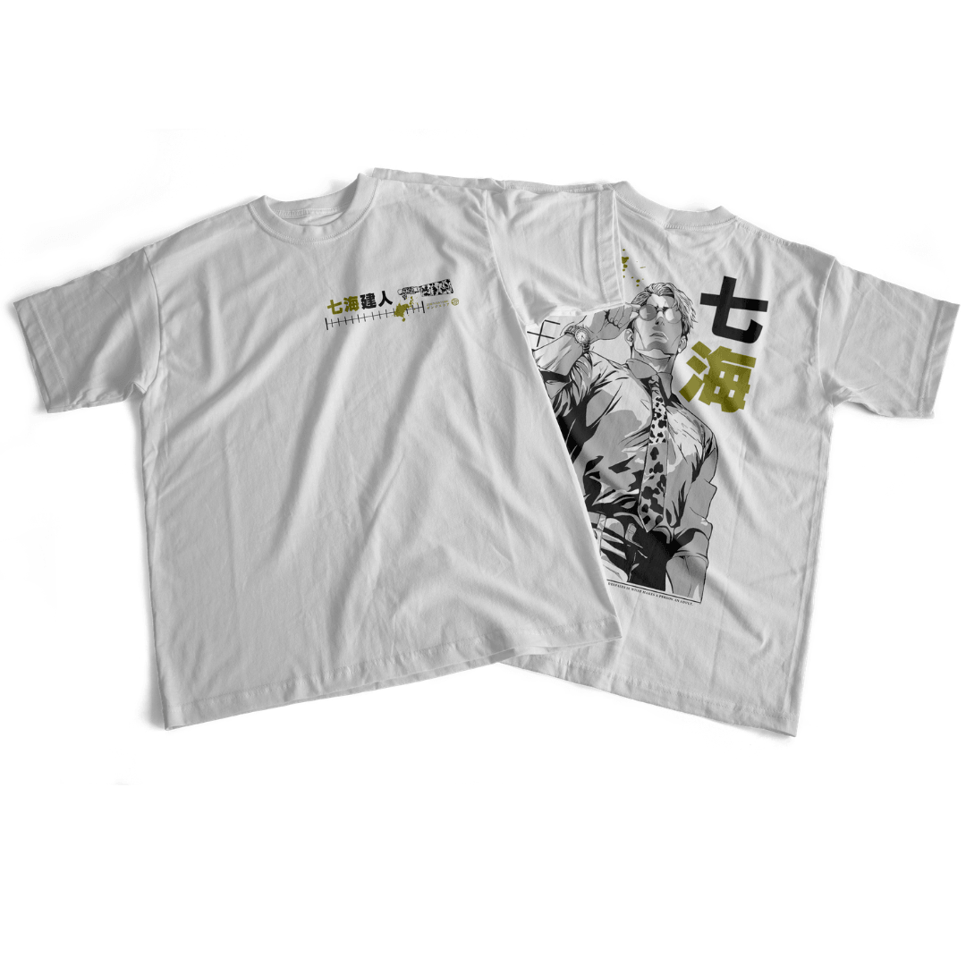 Camiseta frente e verso Disciplined Nanami
