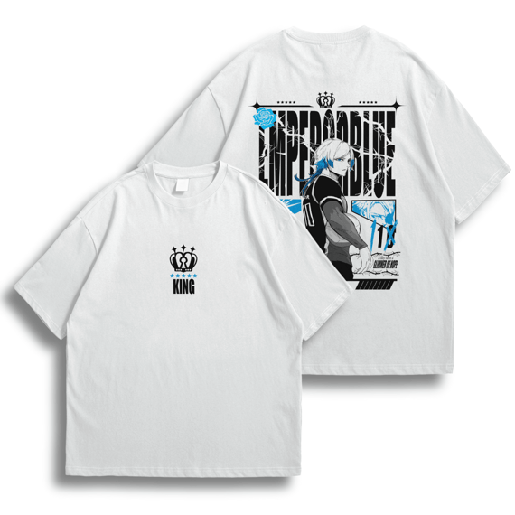 Oversize frente e verso Kaiser king blue