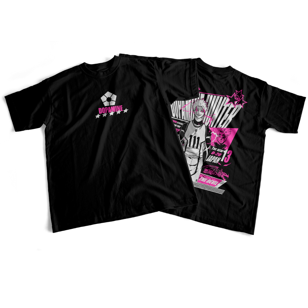 Nome do produto: Camiseta frente e verso Hunter Shido - dark colors