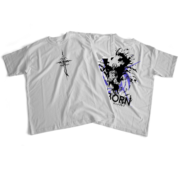 Camiseta frente e verso Ashborn