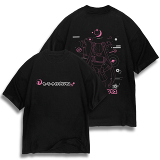 Oversize frente e verso Princess Moon - dark color